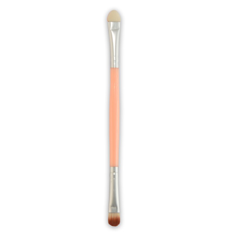 Brosse de maquillage en éponge à double tête, 1 pièce, pour fard à paupières, offre spéciale: Beige