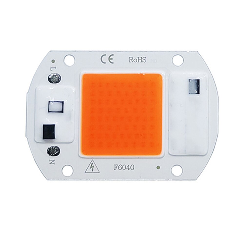 Seedling Grow Lamp Growth LED For Indoor Ccessories Flower Full Spectrum COB Smart 1PC Light Plant DIY Chip Phyto Lamp: Full Spectrum White / 30w