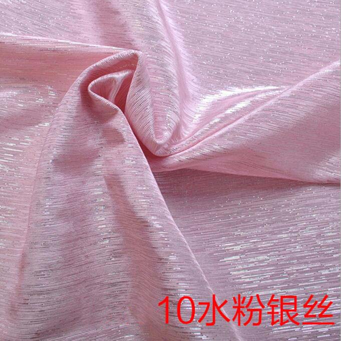 metallisch baumwolle mischung schimmer stoff shantung seide braut kleid cheongsam tasche vorhang Material 45cm * 138cm