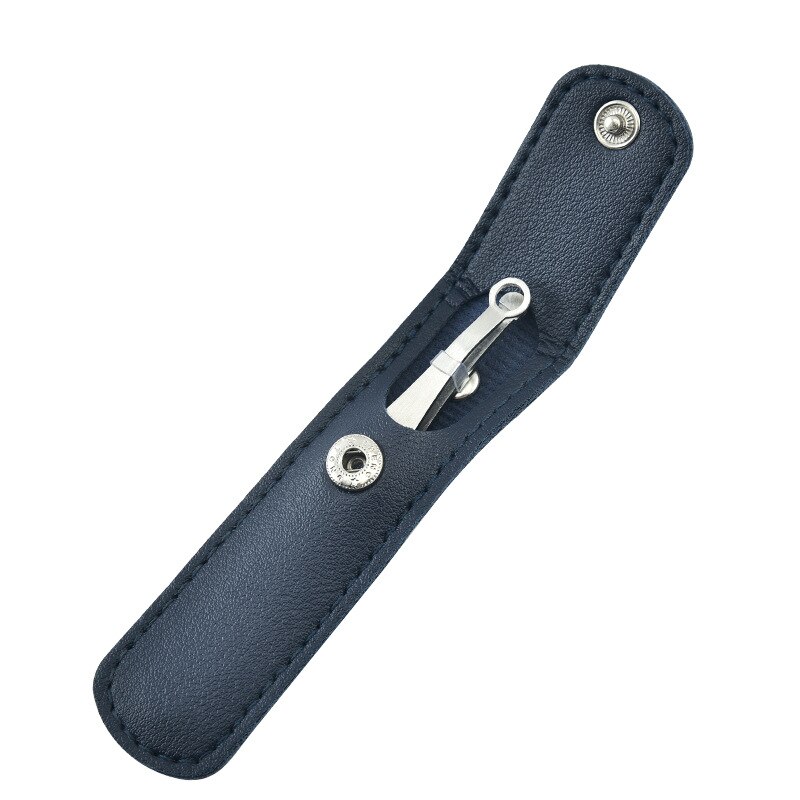 Beard Nose Mini Hair Trimmer Cutter Safety Trimming Multifunction Hair Removal Round-tipped Clipper Stainless Steel Tool: black