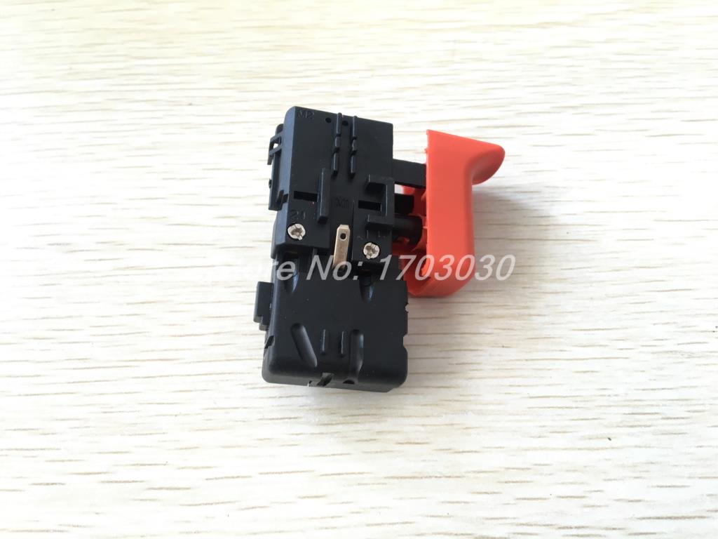 Interrupteur à Gâchette FA2-6/1BEK AC 250V 6A - Noir, Pour Perceuse, DPST NO - Uxcell