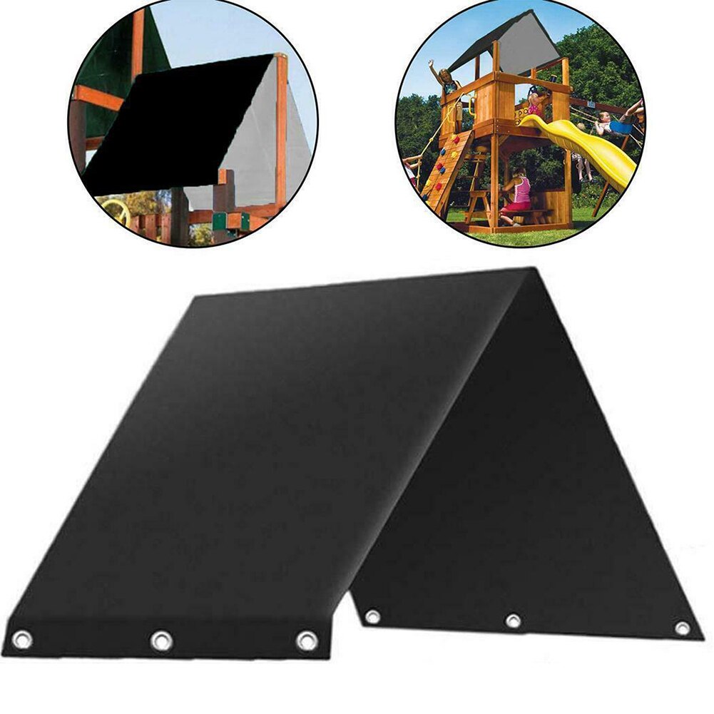 Sun Protection Replacement Visor Waterproof Swing Tarpaulin UV Resistant Easy Install Children Playground Garden Roof Awning