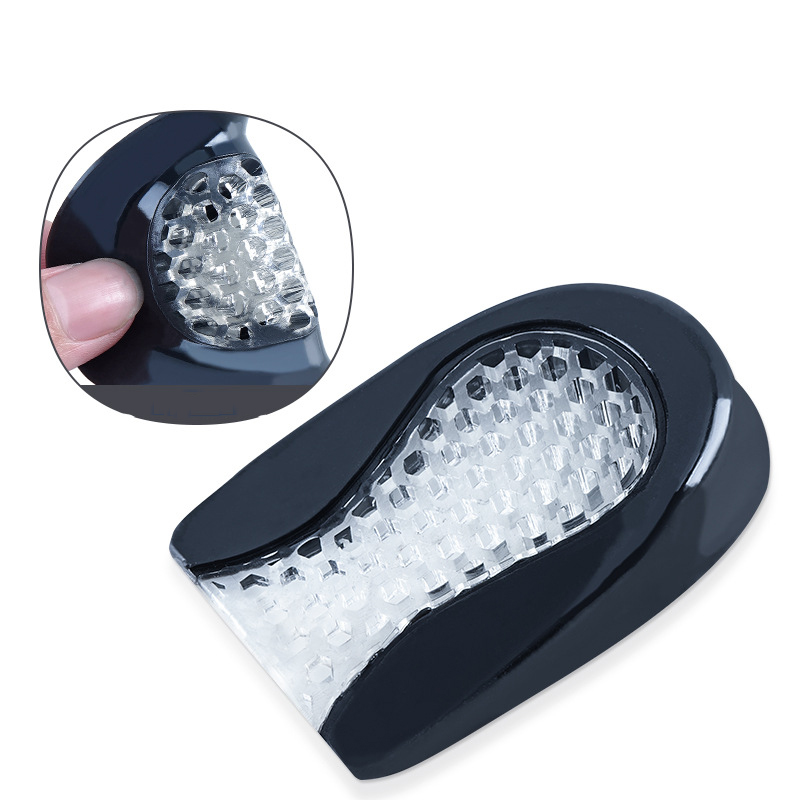 Silikongel-Fersen polster zur Stoß dämpfung Planta rfasziitis Schmerz linderung Fußpflege einsatz Einlegesohle Höer erhöHenne Tasse-Kissen polster: Ursprünglich Titel