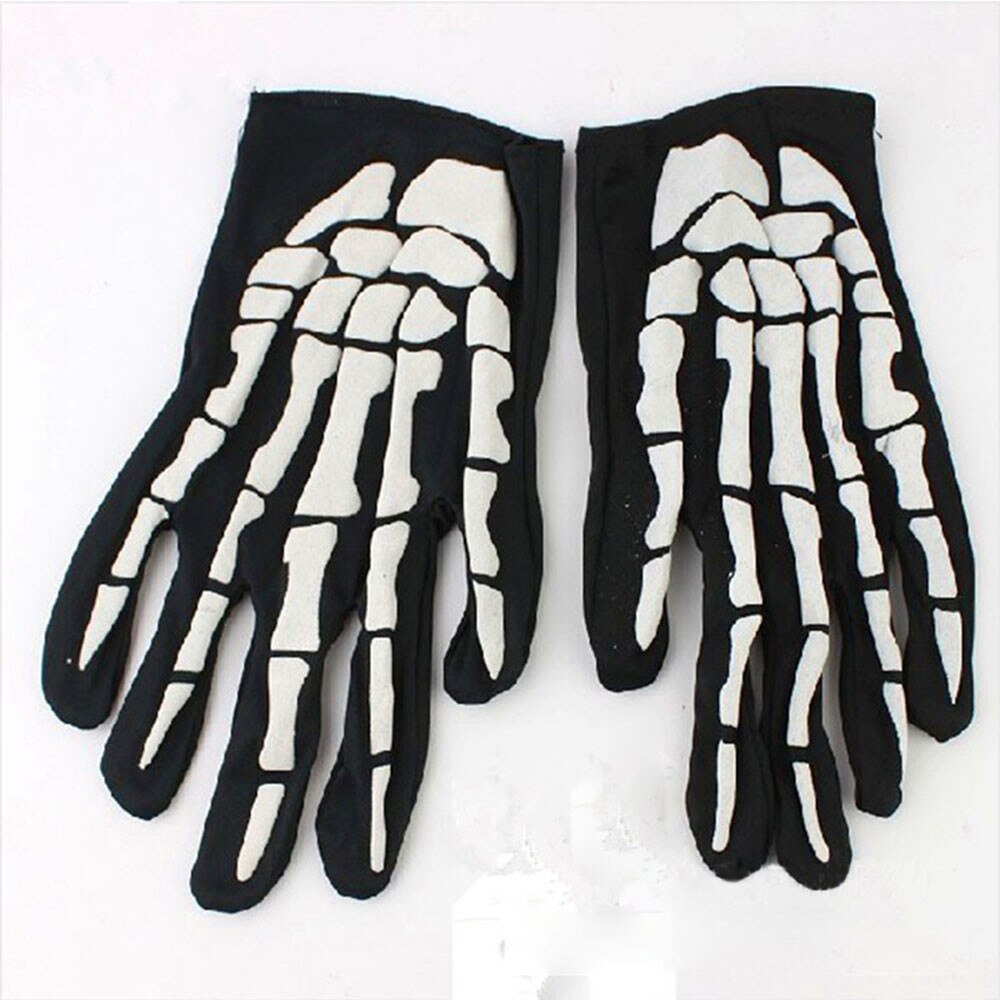Womne Mannen Grappige Schedel Skelet Full Vinger Handschoenen Voor Outdoor Sport Unisex Fun Festival Party Horror Halloween Handschoenen