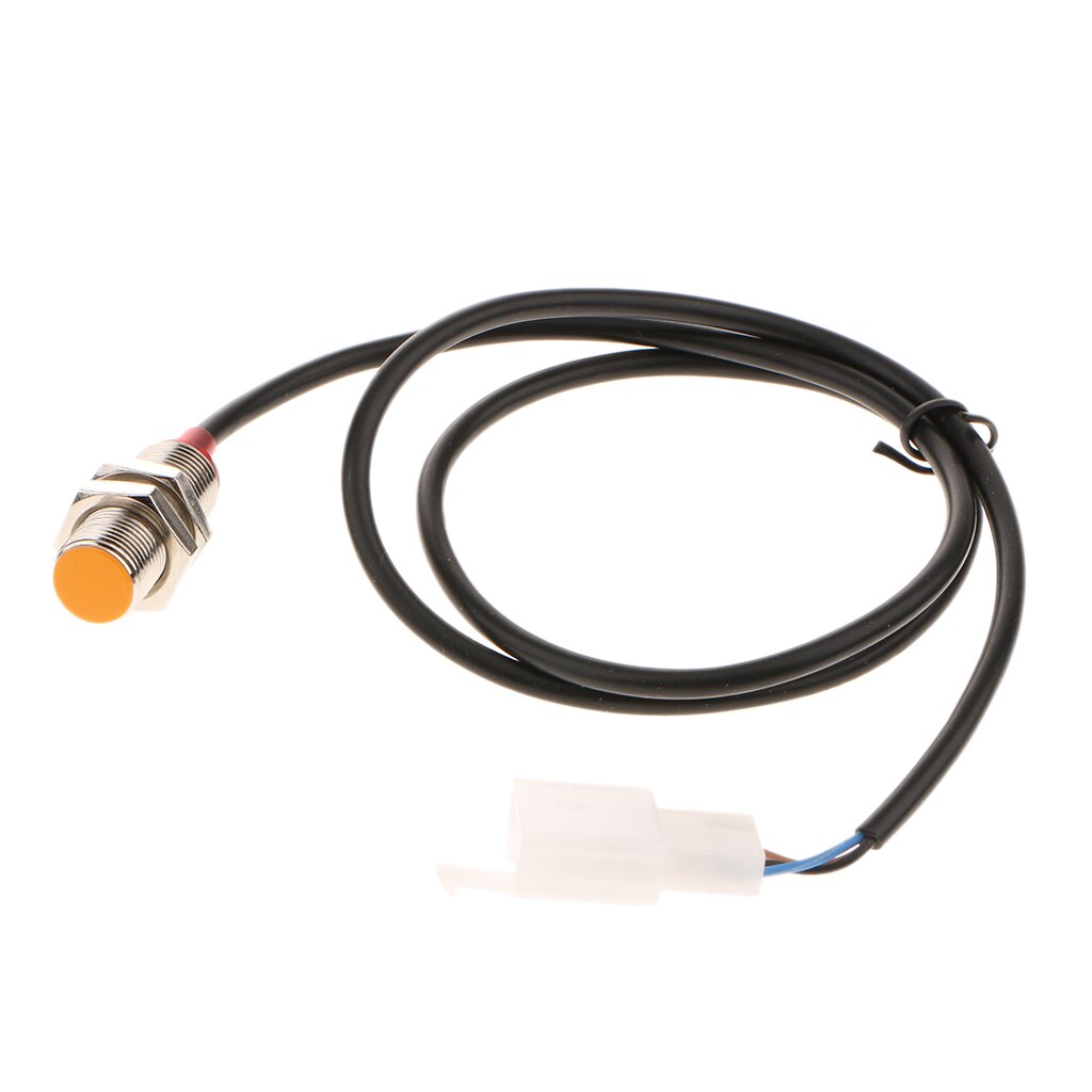 1 Set Motorcycle Speedometer Tachometer Digital Sensor Cable With 2 Magnets