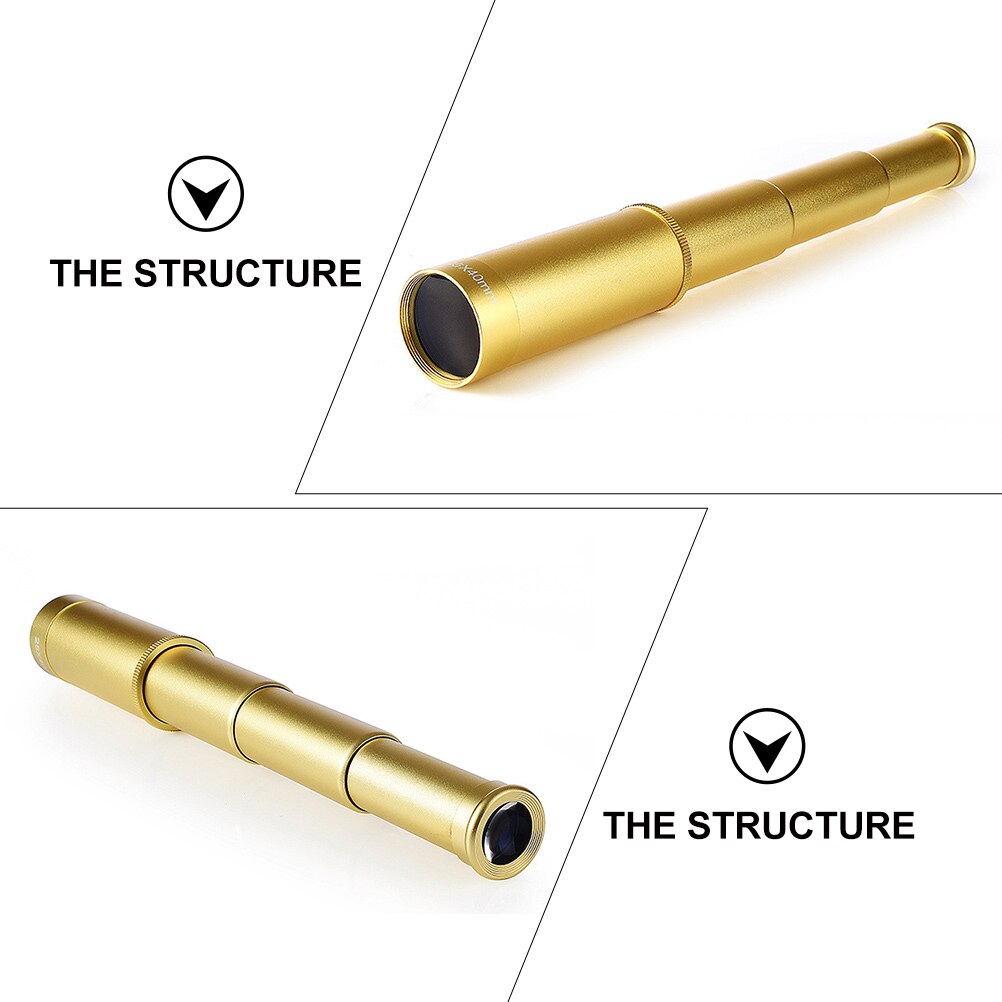 Handheld Pirate Monocular Telescope Kids Telescope Collapsible Monocular