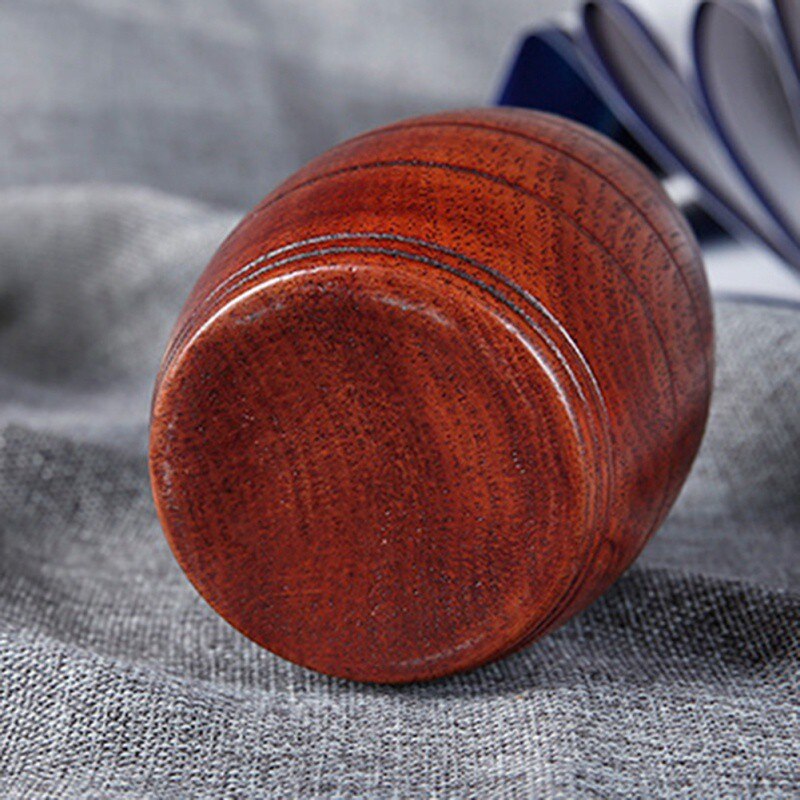 Handmade Wood Cup Wine Barrel Shape Wooden Cup Natural Solid Wood Wooden Tea Cup Wine Mug.