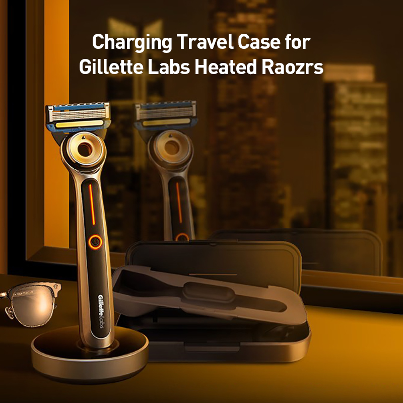 Gillette reise-ladeetui für beheizbare rasierer