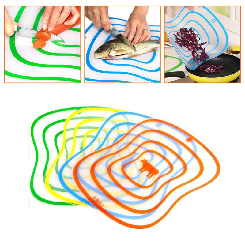 1 Pza tabla de cortar de plástico antideslizante esmerilado cocina cortar bloques para tablero herramientas de carne vegetal accesorios de cocina PP M/L 40x30cm