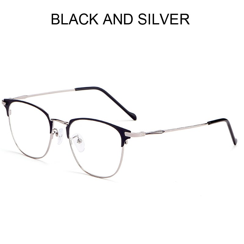 Handoer Full Rim Optical Glasses Frame for Women Eyewear Spectacles Glasses Optical Prescription Frame Vintage Eyewear, 2 Styles: 3389 Silver