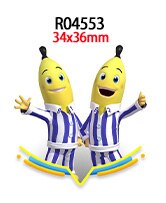 30 stk/lot banan i pyjamas planharpiks for hårbowas og tilbehør  r04549 r0455 r0456: R04553