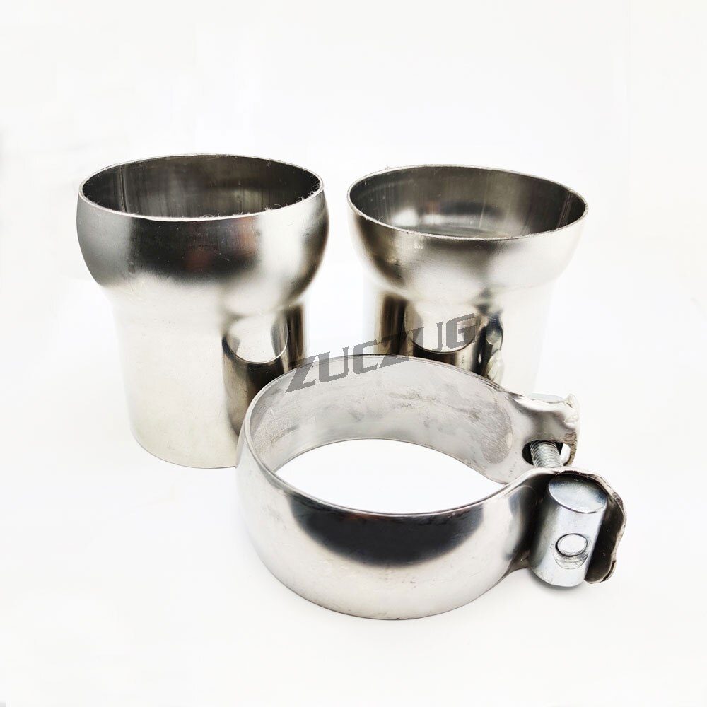 Car Accessories SWIVEL EXHAUST CLAMP SS Joint Universal Muffler Adjustment Adapter Pipe