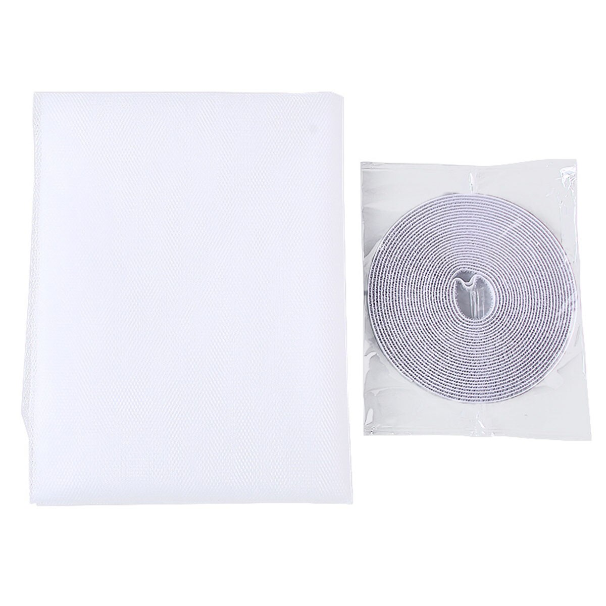 Paquete de 3 pantallas de malla para insectos, mosquitera, malla protectora con 3 rollos de cintas autoadhesivas