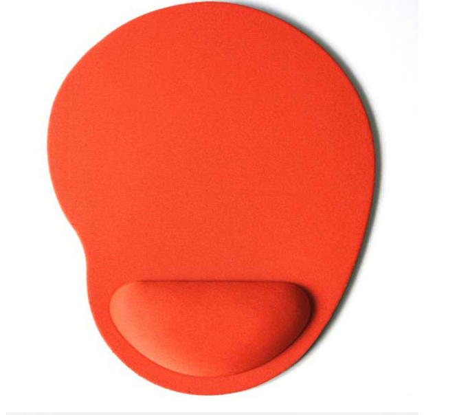 Solid Kleur Muismat Eva Polsband Gaming Mousepad Muizen Mat Comfortabele Muismat Gamer Voor Pc Laptop: orange