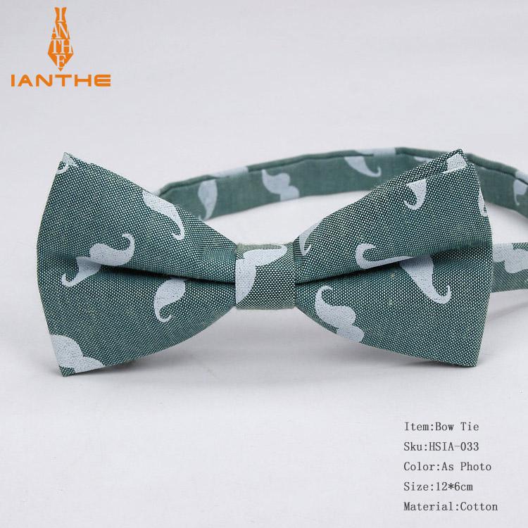 Ianthe-cravate de marié Vintage | , imprimé de moustache, avec nœud papillon, à la , pour hommes, Vestido Gravatas: IA033
