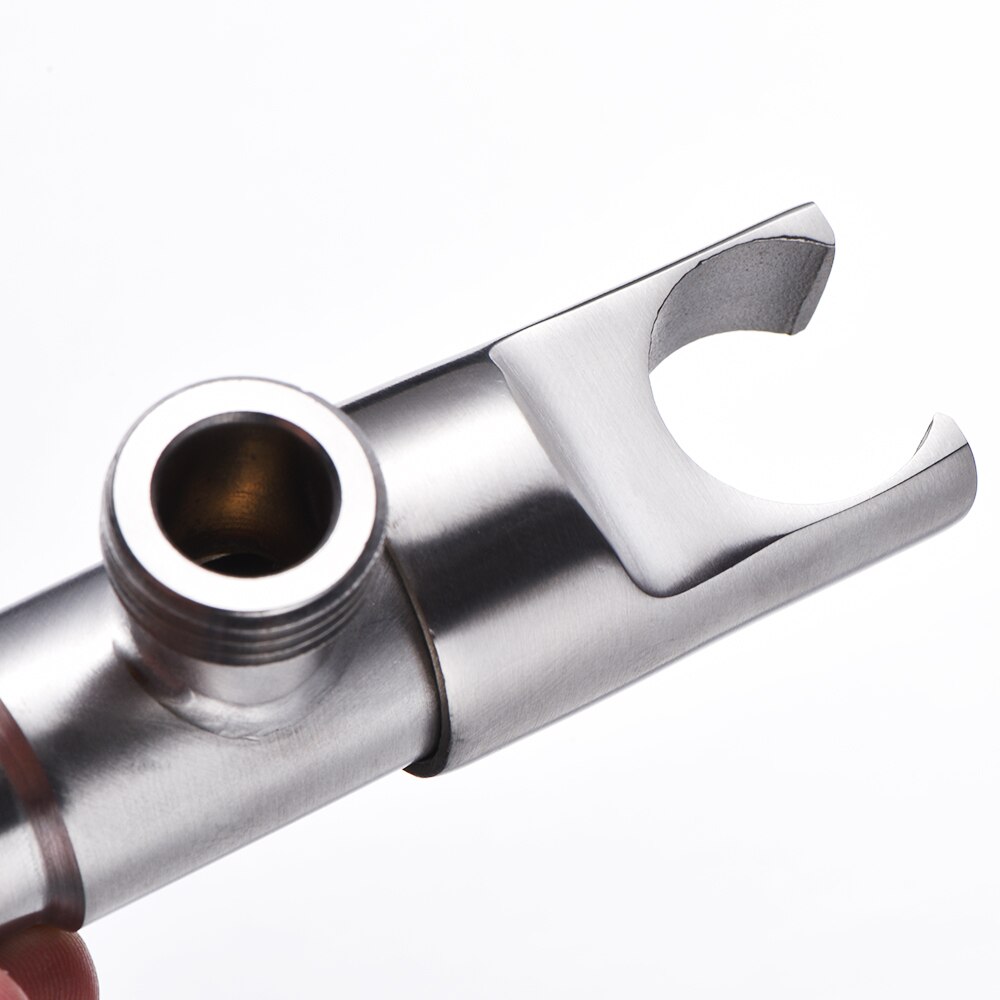 Multifunction Stainless Steel 3Ways T Valves With Holder Bathroom Accessories Water Diverter Wall Mounted Shower Fix Bracket