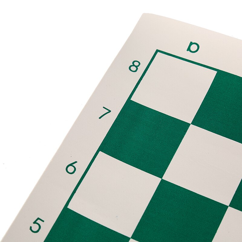 42 x 42cm vinylturneringsschackbräde för pedagogiska spel för barn i slumpmässig färg magnetisk bräda för schack