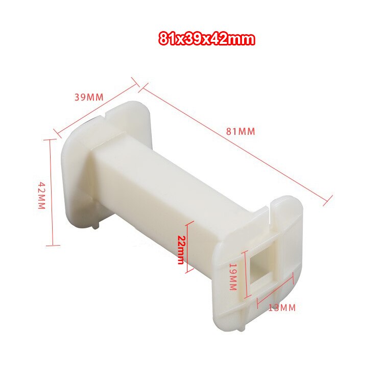 2pcs Square Inductor Winding Frame Amplifier Crossover Bobbin Wire Coil Thickened Inductance Skeleton #White: 81x39x42mm