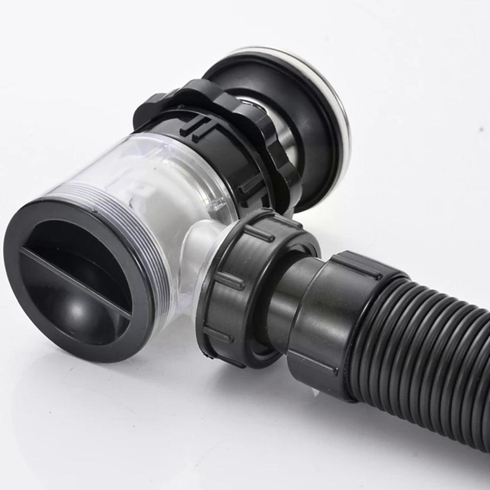 Washbasin integrated steel drain pipe Washbasin wash fittings pipe clamshell drain drain basin D9V2