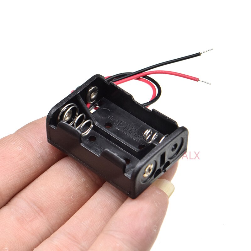 5 sztuk 2x 12V23A 12 V 23A uchwyt baterii z drut ołowiany pojemnik na baterie wielokrotnego ładowania pudełko robić przechowywania diy 2 gniazdo 2 * 12V23A muszla obudowa