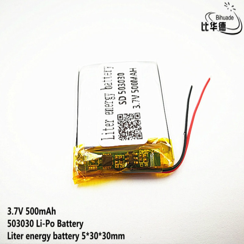 10pcs Liter energie batterij Goede Qulity 3.7 V, 500 mAH, 503030 Polymeer lithium-ion/Li-Ion batterij voor SPEELGOED, POWER BANK, GPS, mp3, mp4