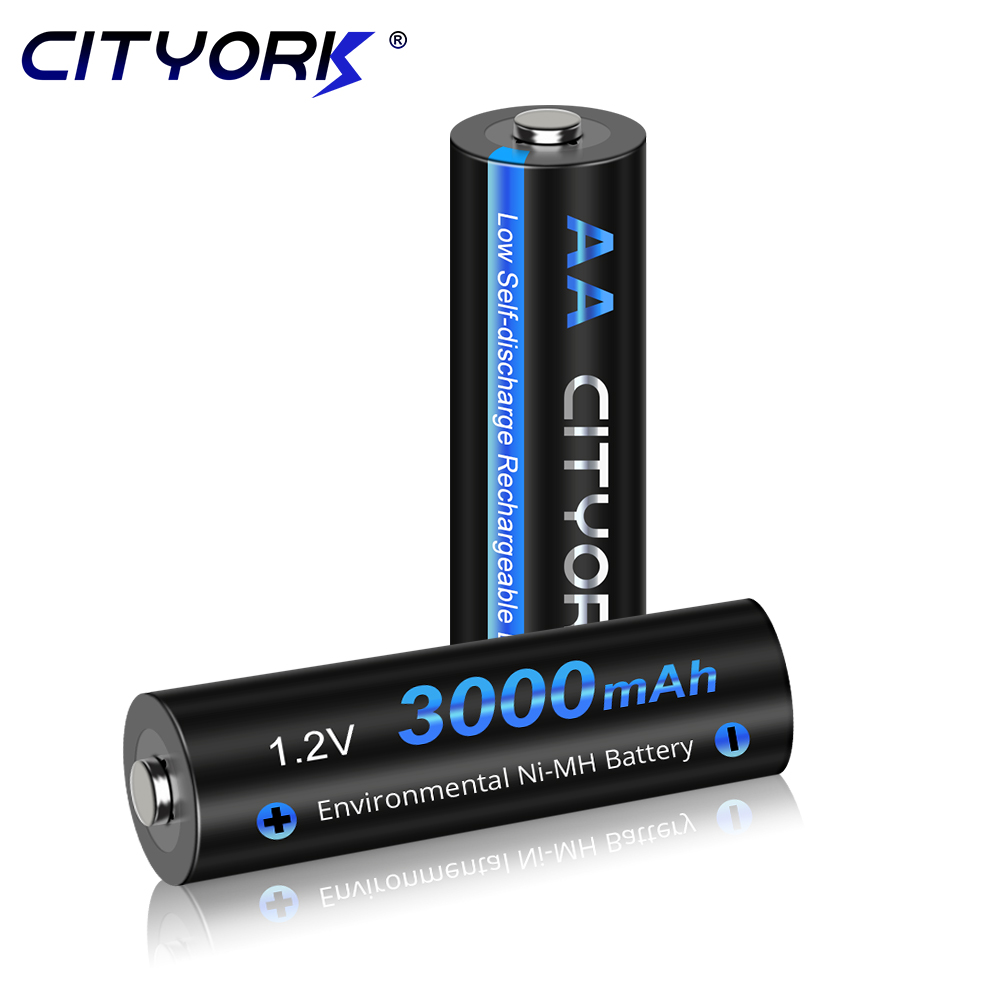 Batería recargable de 1,2 V, AA, 3000mAh, Ni-MH, AAA, 1100mAh, rápida, 1,2 V, Ni-MH, AA + AAA