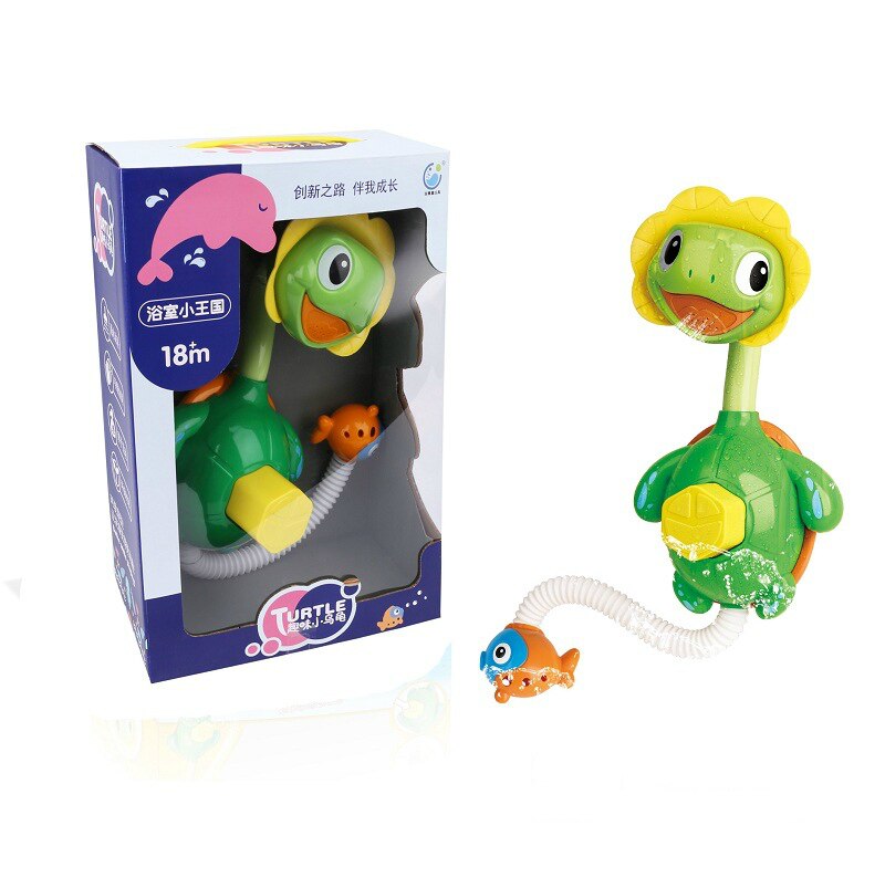 Interessant babybad water sproeiend bad kinderen bad tuiten zuignappen opvouwbare sproeikraan badkamer spelen babyshower speelgoed