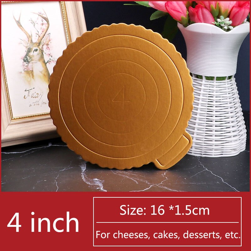 1pc cupcake bakker slik bar baby shower fødselsdag dessert bord fest forsyninger kage holder bage tilbehør: Runde 4 tommer