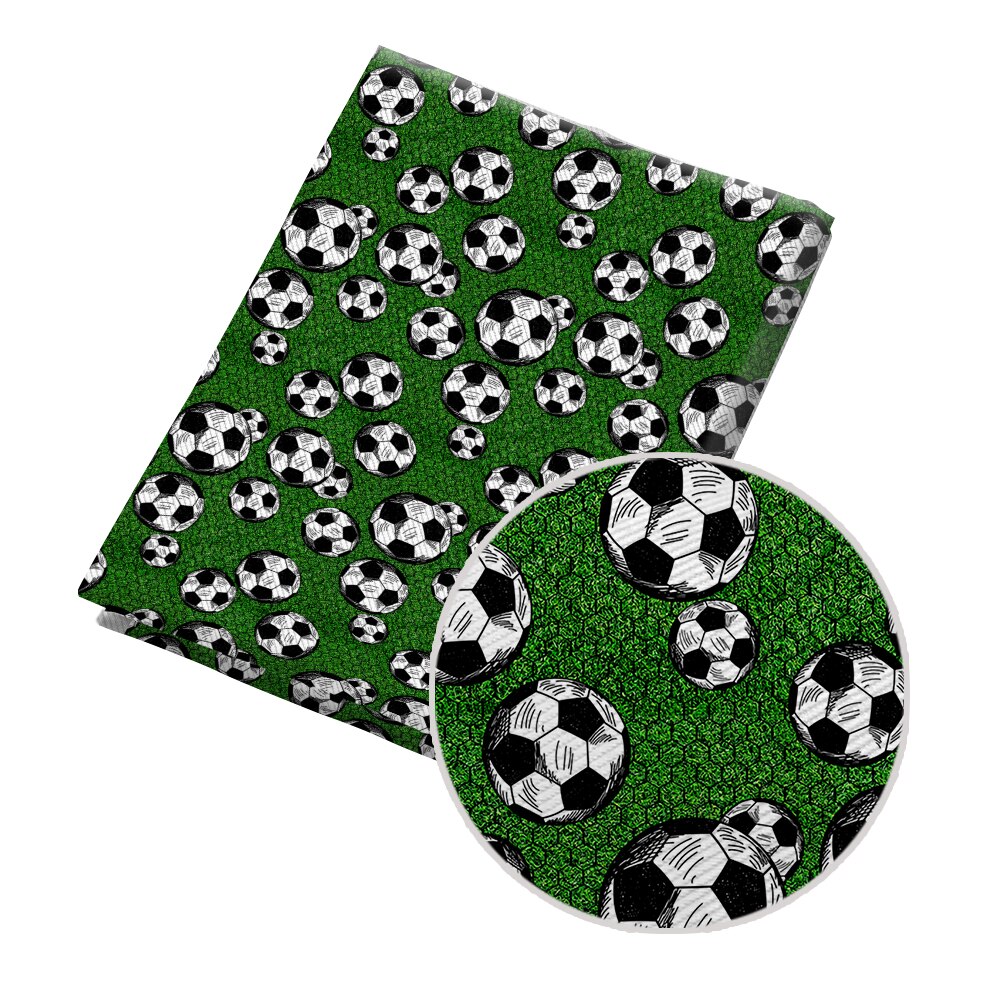 Twill Printed Sports Football Pattern DIY Twill Fabric Kids Sewing Patchwork Cloth Sheet 50*145cm: PL1096