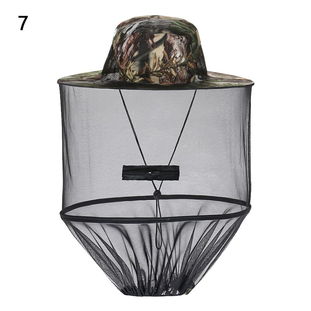 Sombrero antimosquitos plegable Unisex, gorra de pesca con malla oculta, repelente de insectos, protección de abejas, informal, protector solar, para exteriores: 7