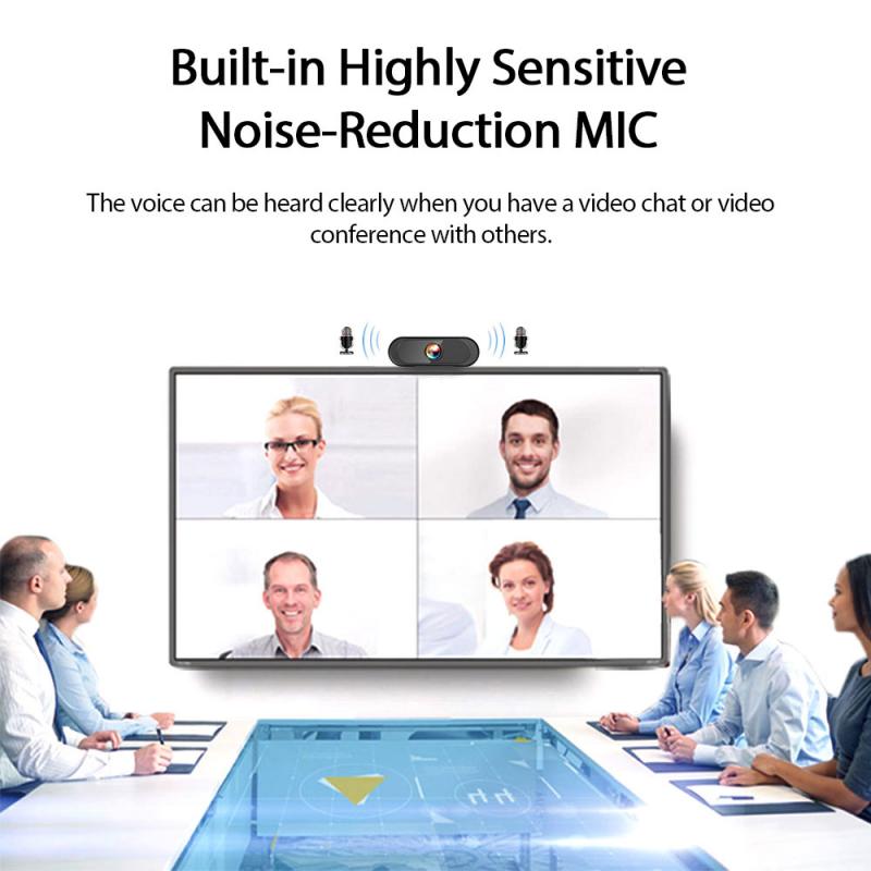 1080P Full HD Webcam Web Camera Microphone USB2.0 PC Desktop Laptop Computer Peripherals Webcams