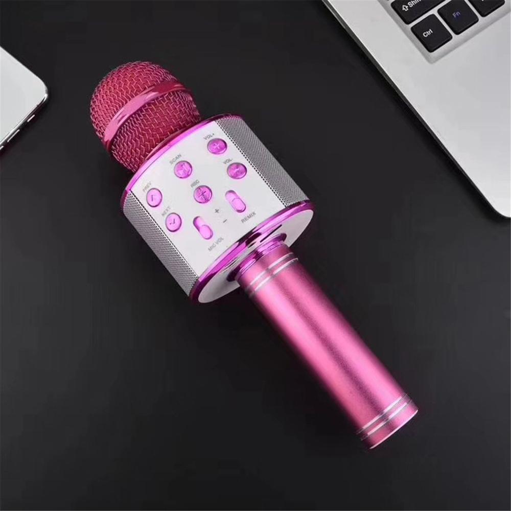 Wireless Microphone Karaoke Handheld Microphone Christmas Birthday Home Party Portable Bluetooth technology USB Mic Speaker