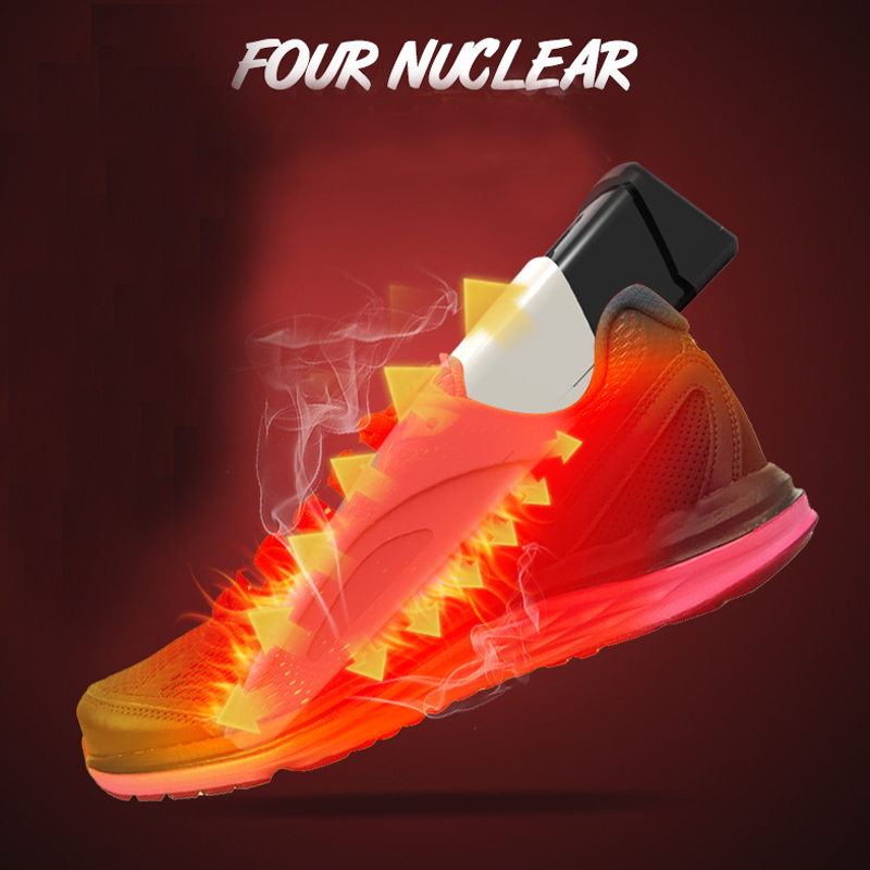 Secador de zapatos portátil de 18W esterilizador de desodorización UV calentador de zapata de calor rápido con zapatos de arranque de sincronización deshumidificador al horno secador de zapatos