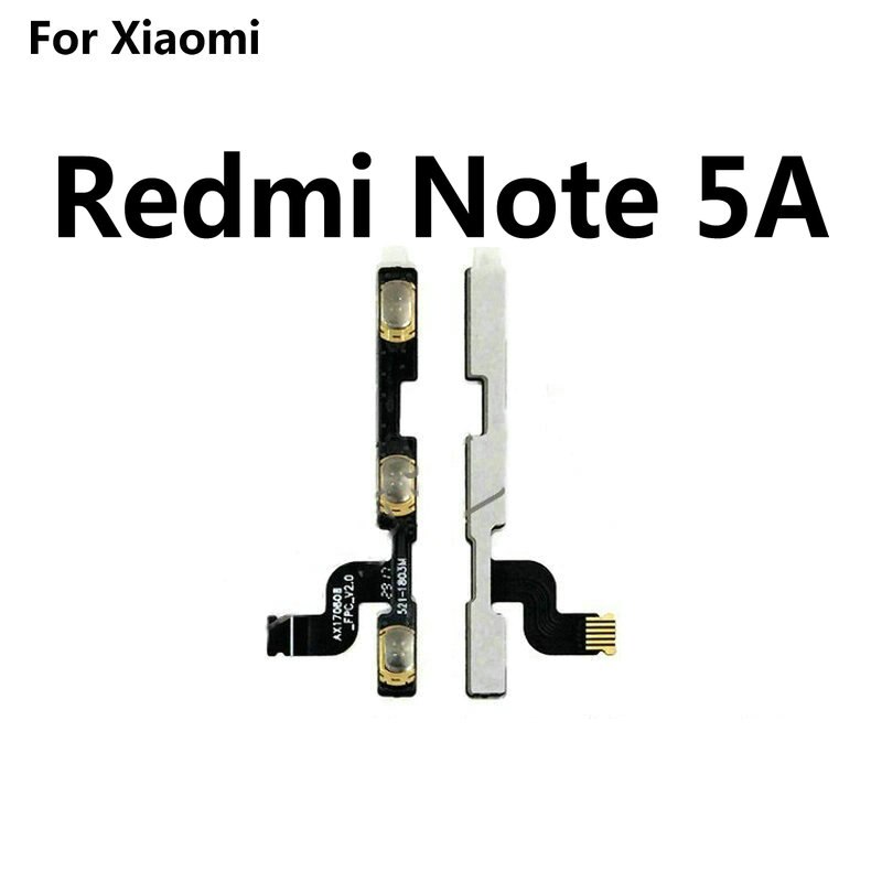 Volume Button Power Switch On Off Button Flex Cable For Xiaomi Redmi 3 3S 4A 5 Plus 6 6A 7 Note 2 5A 4 3 Pro Note 4X: Redmi Note 5A