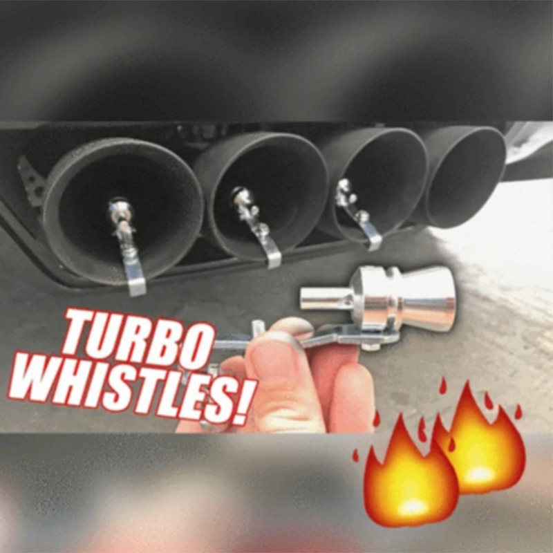 Ｍmultifunksjons bil turbo fløyter eksosrør lyd maker bil auto eksosrør hødu fløyter smr 88