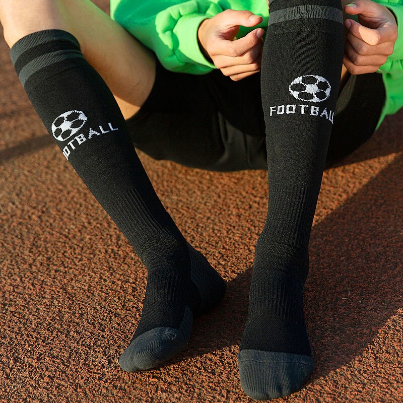 Professionale Uomo di Calcio Calzini e Calzettoni Traspirante Sport Calzini da calcio Antiscivolo Lunga Calza Trusox All'aperto Delle Donne di Nylon Elastico Calzini e Calzettoni