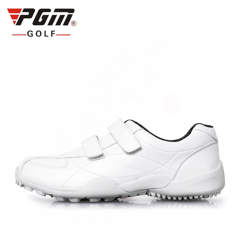 Pgm Women Golf Shoes Breathable Leather Soft Sole Sport Shoes Ladies Anti-Slip Without Spikes Athletic Sneakers AA10098