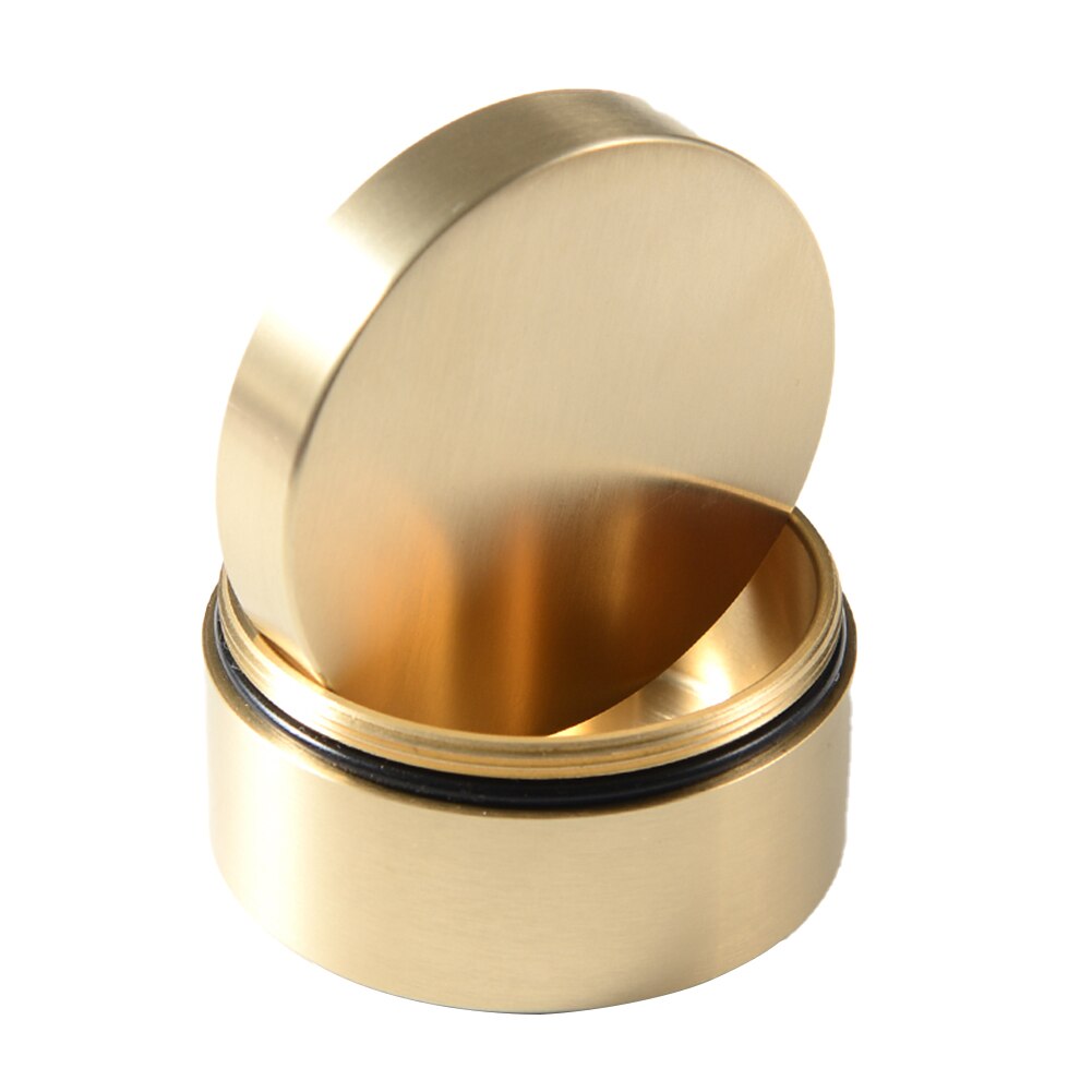 Multifunctional Brass Seal Cabin Medicine Metal Jewelry Storage Box