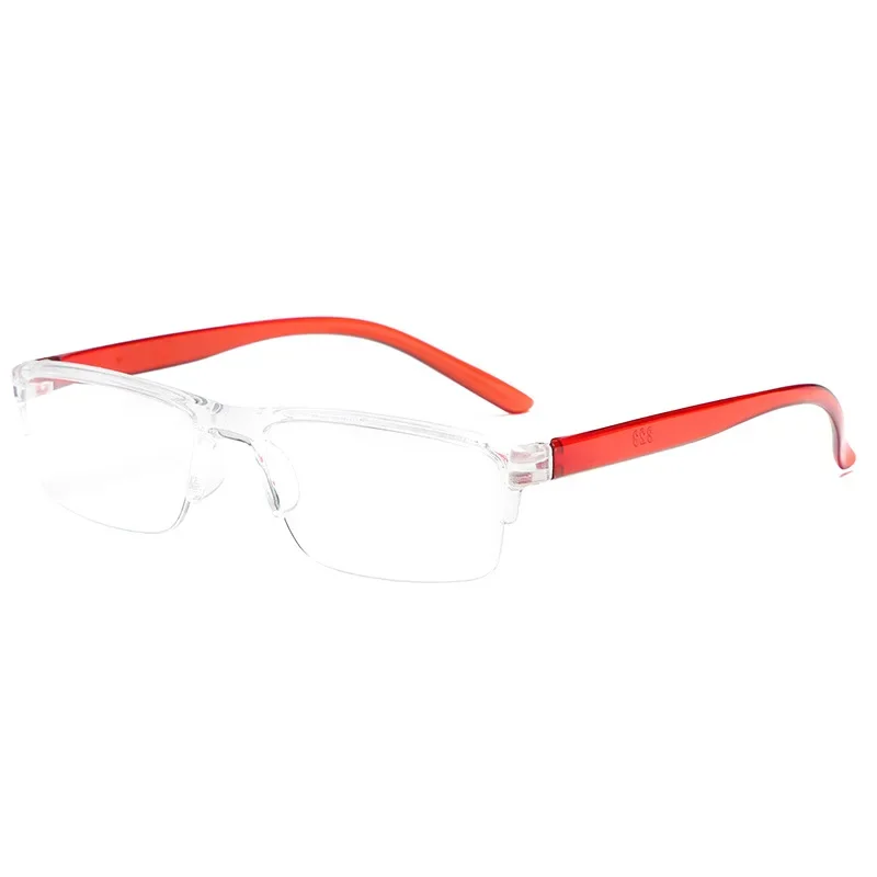 High-definition optische leesbril Verziend Brillen Draagbare Ultralight Presbyopie Brillen Unisex Bril: Rood / +300