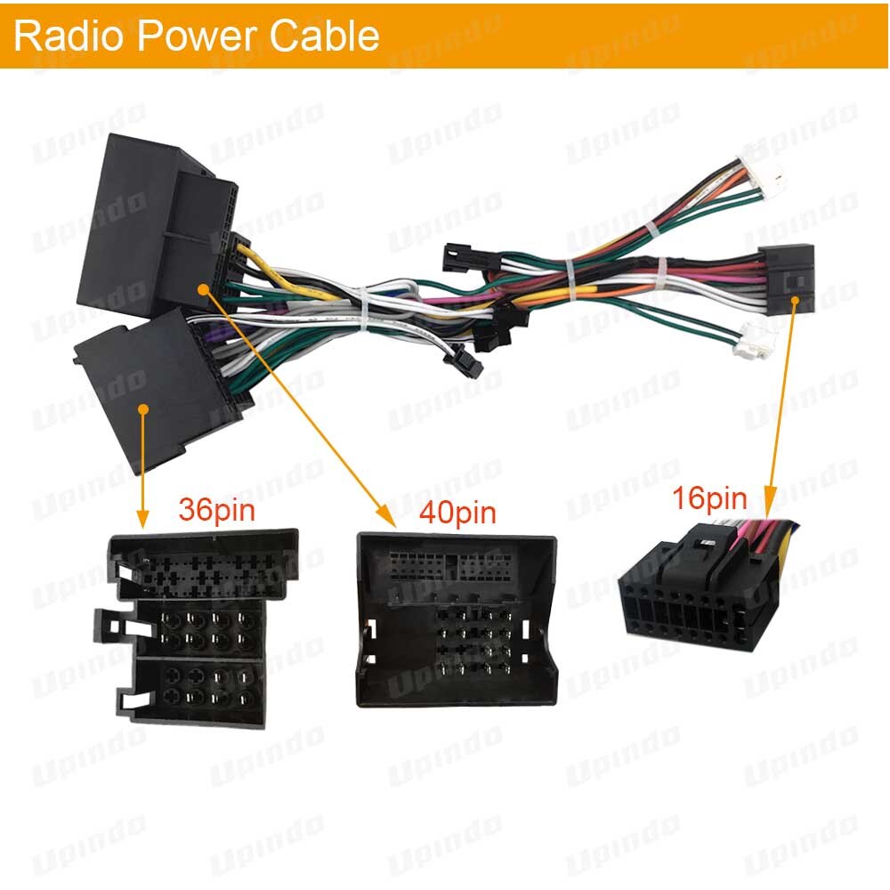 Auto Radio Kabel Met Can-Bus Voor Benz B200 W211 Ml Vito Viano R350 W203 Power Kabelboom Android multimedia Connector Socket