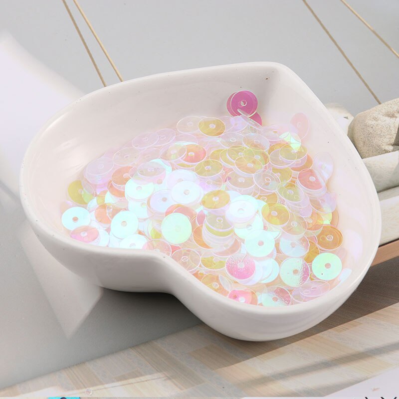 10 G/pak 4Mm-6Mm Platte Ronde Ab Kleur Losse Pailletten Pailetten Naaien Craft Diy Accessoires Voor Kleding lentejuelas Para Coser: 4mm  10g  1500pcs / AB Transparent