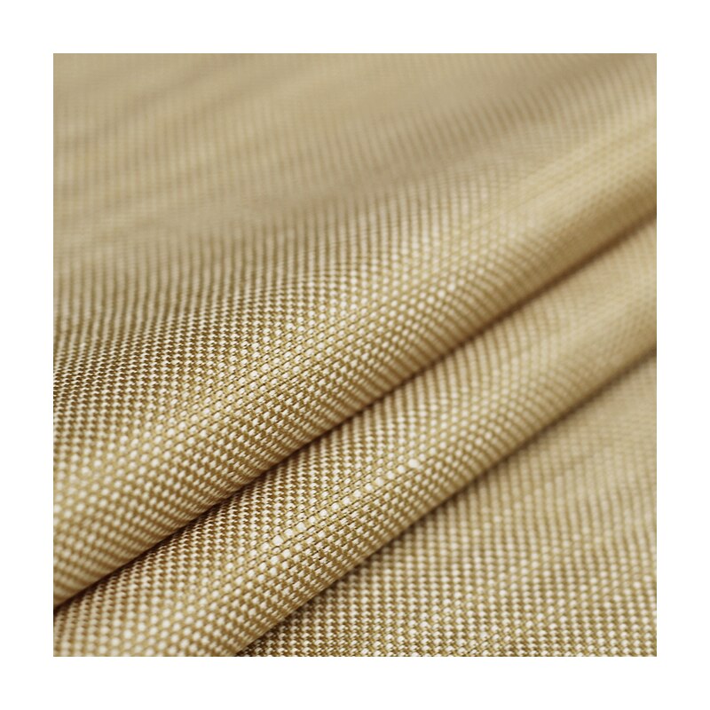 White Waxberry Light Yellow Silk Linen Wool Worsted Fabric Material Spring Women Suits Pant Jacket DIY Sewing Cloth
