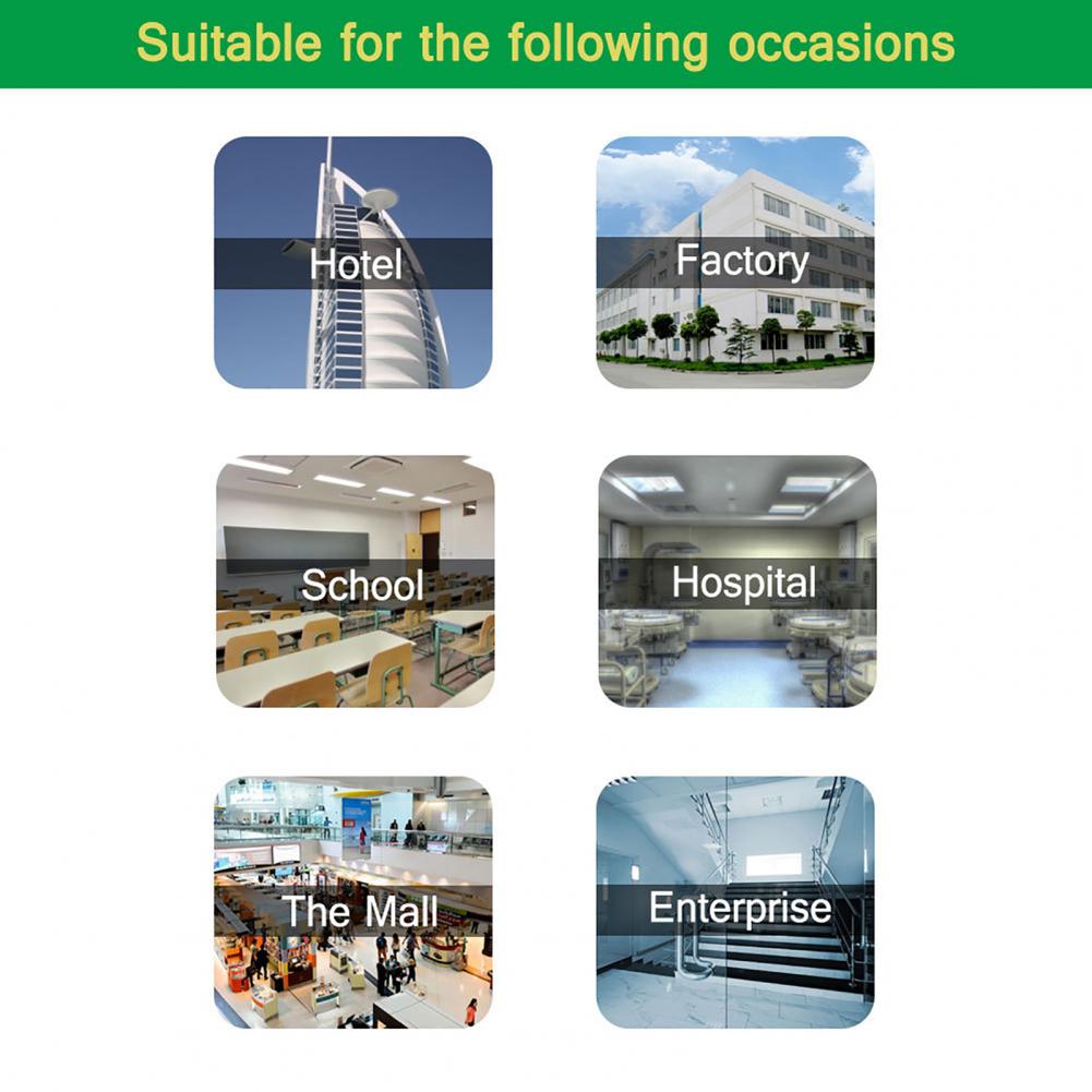 Exit Sign Sticker Self Adhisive Luminous PVC High Visibility Secure Guidance Sticker for Restaurant