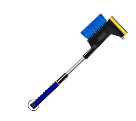 Pelle de déneigement pour voiture, pour gratter la glace et la neige, artefact de balayage pour voiture: RED