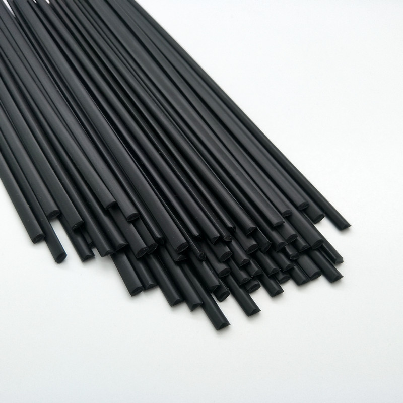 50 Stuks Pp Elektrode Zwart Plastic Driehoek Elektrode Pp Lassen Elektrode-Nieuw Product