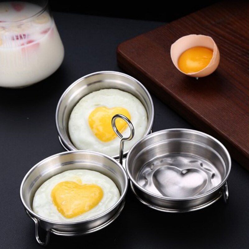 Stainless Steel Egg Poacher Egg Poachers Cooker Boiler Steamer for Home Kitchen Gadget