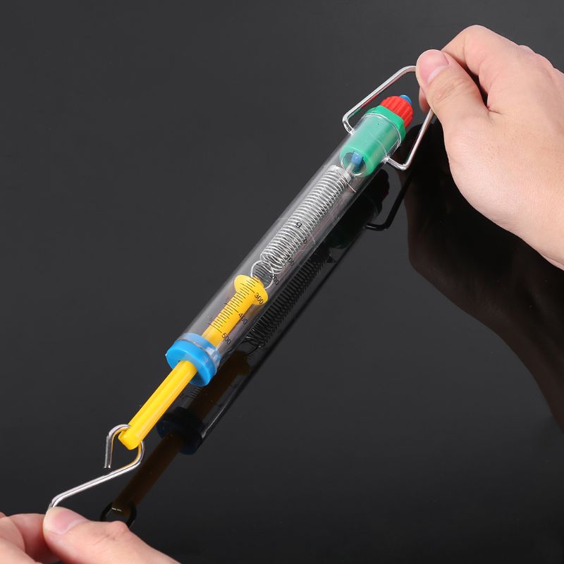 Newton Force mètre échelle à ressort 5N 500g double échelle étiquetée Balance dynamomètre 35ED