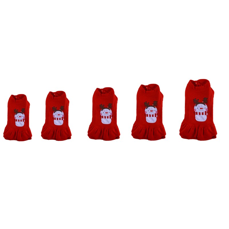 Christmas Year Party Outfit Teddy Bear Dog Coat Sweater Temperament Pet Clothes Puppy Dog Cat Warm Autumn Winter Clothes