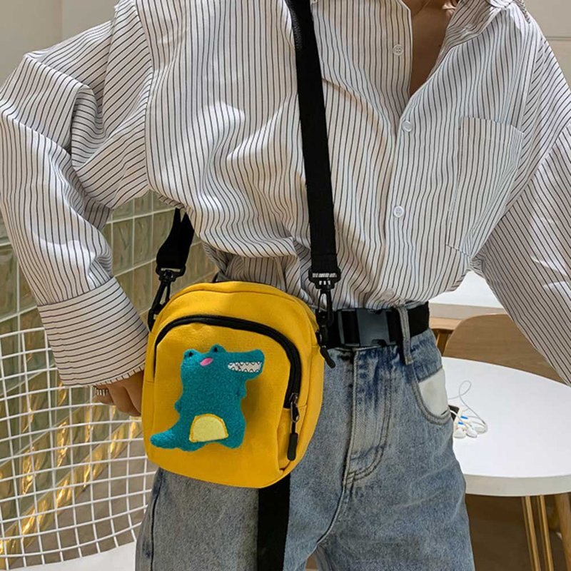 Søt liten dinosaur messenger bag jente liten fresh wild canvas bag