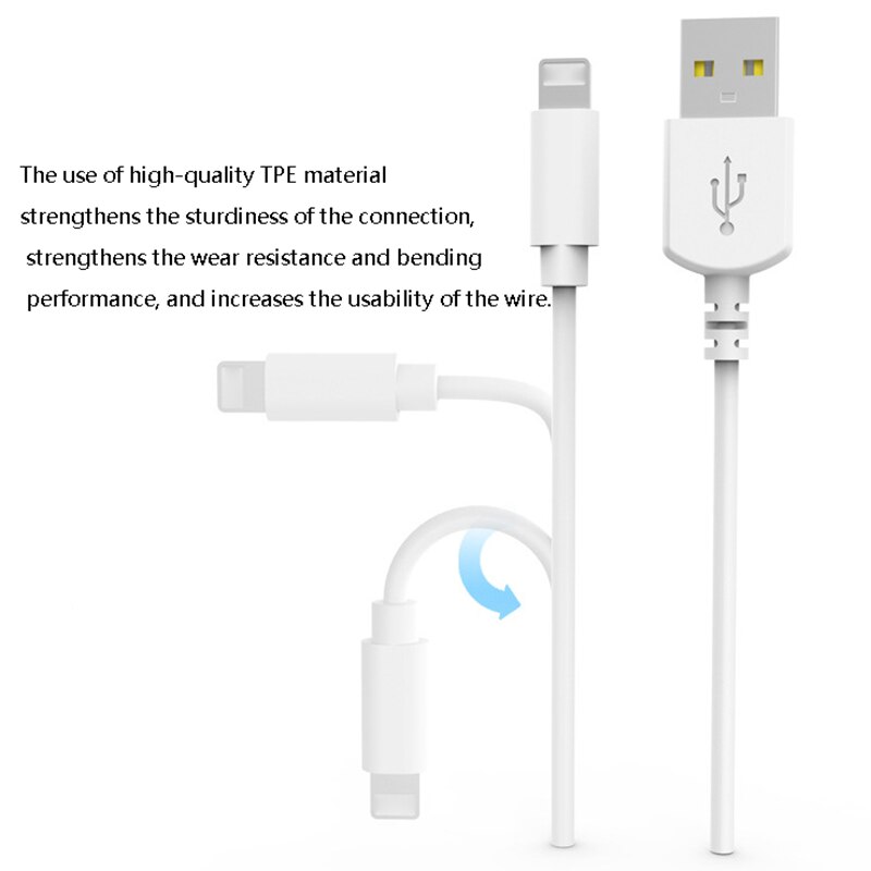 Nitika para apple mfi certificado cabo de dados de carga rápida mfi cabo de dados mfi ao cabo usb 2m